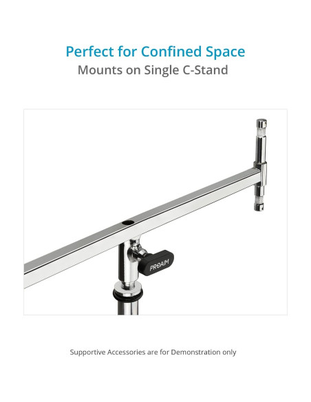 Soporte Doble Cabezal PROAIM P-LNKB-DH para Luces y Accesorios