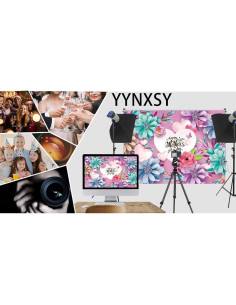 Fondo de Fotografía Día de la Madre YYNXSY 2.4x1.8m Vinilo 2