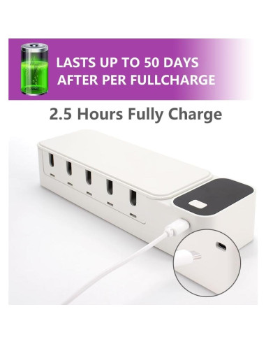 Soporte para Cepillos de Dientes SARMOCARE Gris con Secado y Temporizador