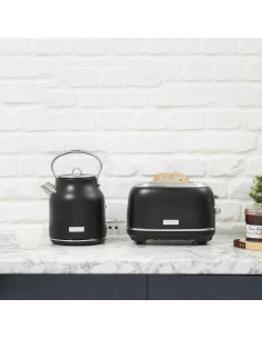 Tostadora Haden Heritage 2 Rebanadas Acero Inoxidable Negro 2