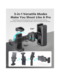 Soporte de Clip para Teléfono ROZOER con Montajes de Zapata Fría 2