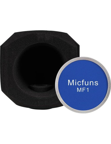 Filtro Antiviento para Micrófono Profesional - Espuma Acústica 4.5-6 cm