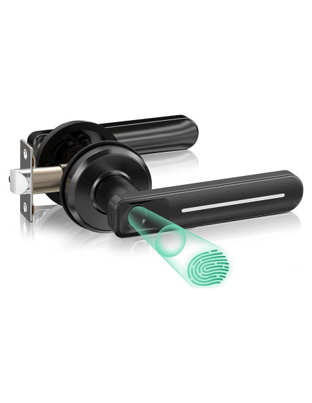Cerradura Biométrica GeekTale B01 con Huella Dactilar - Negra