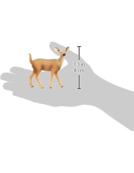 Figura de Juguete Cierva de Cola Blanca Schleich 14710 3.6x7.9cm