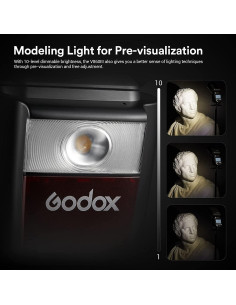 Flash Godox V860III-N para Nikon, TTL HSS 1/8000s, 480 Flashes 2