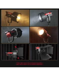 Lente Fresnel GVM F60 para Luz LED con Montura Bowens 2