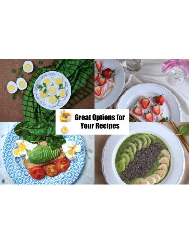 Cortador de Huevos 3-en-1 Jawbush, Acero Inoxidable, Amarillo