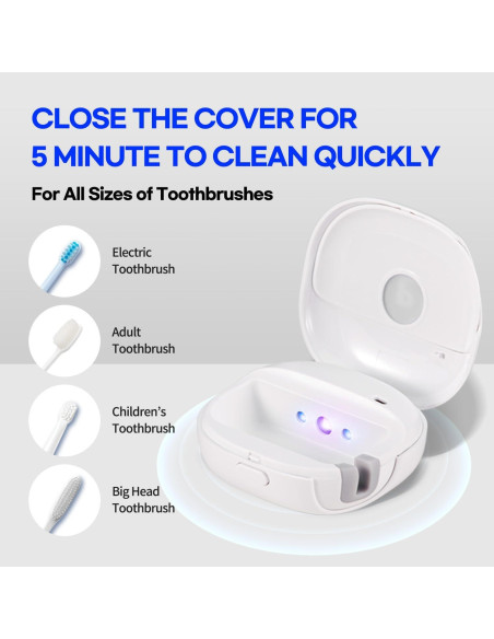 Estuche Limpiador de Cepillos HuBDIC - Set 3 Colores Portátil