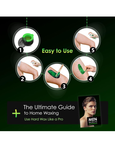 Kit de Cera Dura DELEXI para Hombres y Mujeres - 41.4g