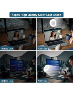 Kit de Iluminación LED Sancheay 15.24 cm 3 Modos 10 Brillos 2