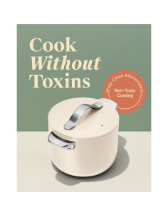 Olla Cocinero Petite Caraway 2 Qt Cerámica Antiadherente Negra 2