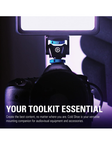 Elgato Zapato Frío Ajustable 1/4" para Luces y Micrófonos