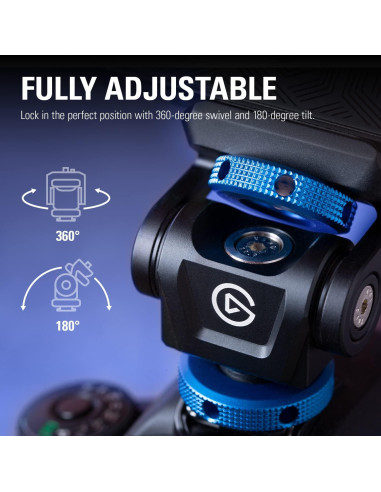 Elgato Zapato Frío Ajustable 1/4" para Luces y Micrófonos