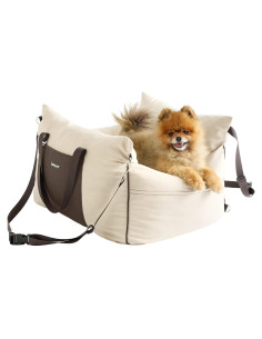 Asiento Elevador para Perros Lesure Beige - Impermeable y Acolchado