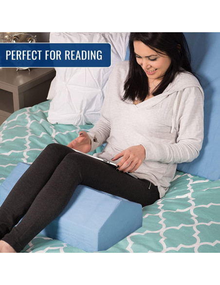 Almohada de Elevación de Pierna DMI 42x25.4x17.8 cm Azul