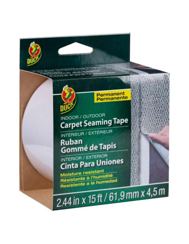 Cinta de unión de alfombra Duck Brand 6.19 cm x 4.57 m