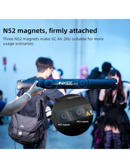 Luz de Tubo LED Inflable INKEE GCA20U 20W Bi-Color 90cm