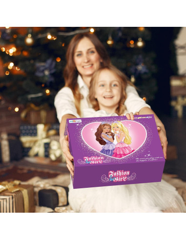 342 Piezas Ropa de Muñeca y Accesorios MINIFUN para Niñas