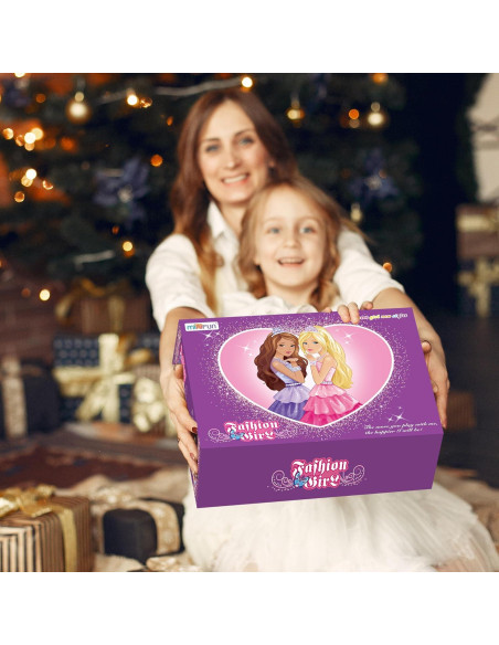 342 Piezas Ropa de Muñeca y Accesorios MINIFUN para Niñas