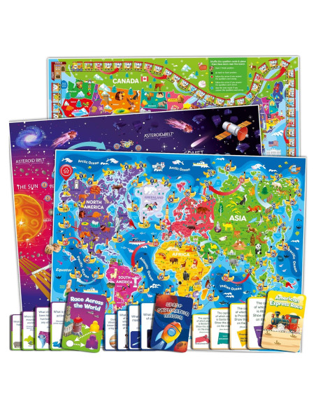 QUOKKA 3 Juegos de Mesa Educativos para Niños 5-10 Años QUOKKA 3 Juegos de Mesa Educativos para Niños 5-10 Años