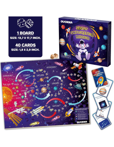 QUOKKA 3 Juegos de Mesa Educativos para Niños 5-10 Años