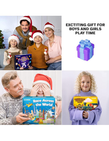 QUOKKA 3 Juegos de Mesa Educativos para Niños 5-10 Años