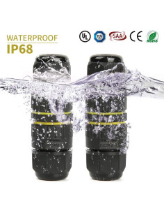 Caja de Conexiones Exterior 2 Vías IP68 HFJY - Paquete de 5 2