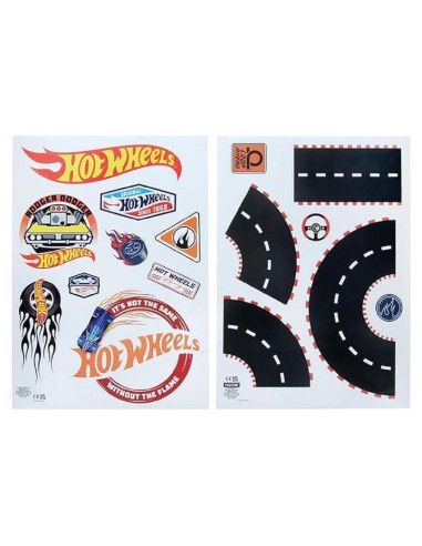 Calcomanías de Pared Hot Wheels Paladone - Decoración Infantil