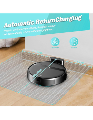 Aspiradora Robot G20 Kilgone 2300Pa con Mopa y WiFi