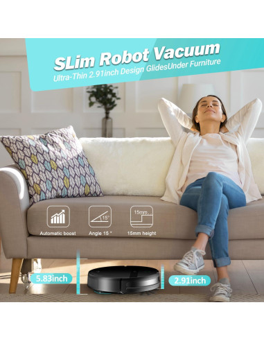 Aspiradora Robot G20 Kilgone 2300Pa con Mopa y WiFi