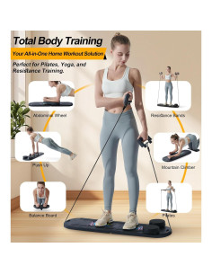 Conjunto de Reformador de Pilates Ailinkor 6 en 1 Plegable 2