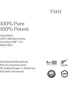 Miel Cruda Manuka Tahi UMF 10+ MGO 263+ 250g Nueva Zelanda 2