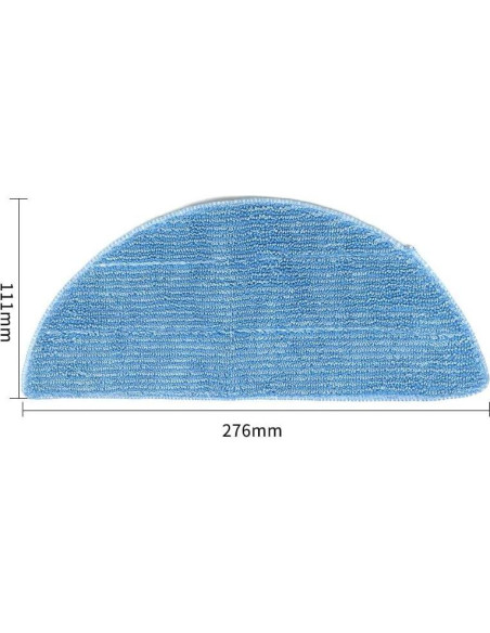 Accesorios para Aspiradora Robot Haozhifeng V9 - Cepillo Lateral, Filtro HEPA y Paño de Mopa