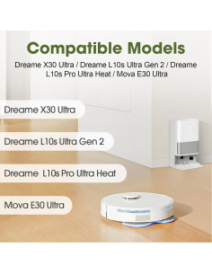 21 Piezas Repuesto DrRobor para Dreame X30 Ultra y L10s 2