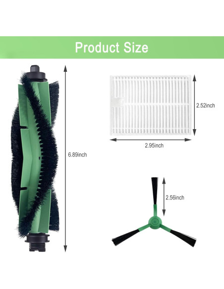 Piezas de Repuesto iRobot Roomba Y0140, Q0520, 11 Accesorios