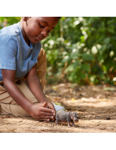 Figura de Hipopótamo Schleich 12.7x12.7x6.1cm Juguete Educativo 2