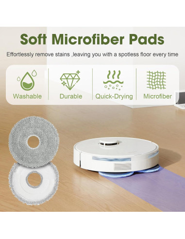 21 Piezas Repuesto DrRobor para Dreame X30 Ultra y L10s