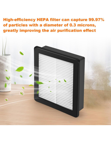 Filtro HEPA 107315 HomeInn para Aspiradoras ProTeam - Paquete de 2
