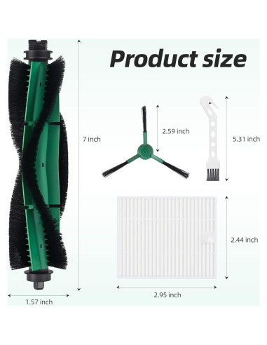 Accesorios de Repuesto Walntec para iRobot Roomba 105 y Q0120