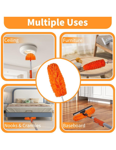 Kit de Limpieza de Ventanas VINGLI con Polo Extensible 1.22-7.32m