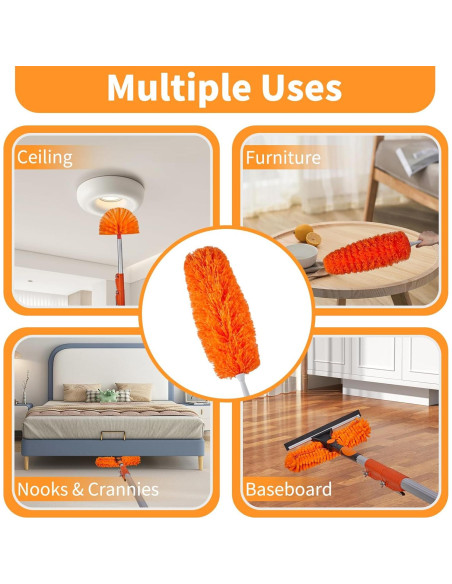 Kit de Limpieza de Ventanas VINGLI con Polo Extensible 1.22-7.32m