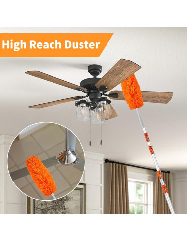 Kit de Limpieza de Ventanas VINGLI con Polo Extensible 1.22-7.32m