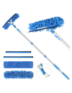 Limpiador de Ventanas 2 en 1 Wlich con Mango Extensible 234 cm