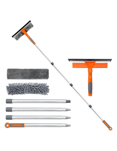 Limpiador de Ventanas ARTIPOLY 2 en 1 Telescópico 165 cm