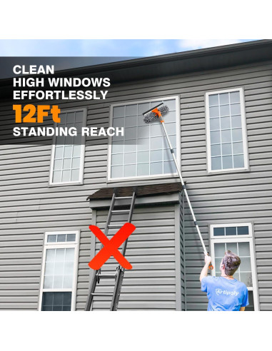 Limpiador de Ventanas ARTIPOLY 2 en 1 Telescópico 165 cm