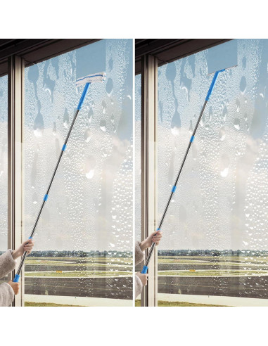 Kit de Limpieza de Ventanas Mitclear con Mango Telescópico 145 cm
