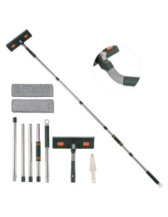 Kit de limpieza de ventanas WSSJHYY 205.74 cm 2 en 1 con escobilla