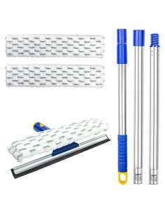 Limpiador de Ventanas ITTAHO 135 cm 2 en 1 con Raspador