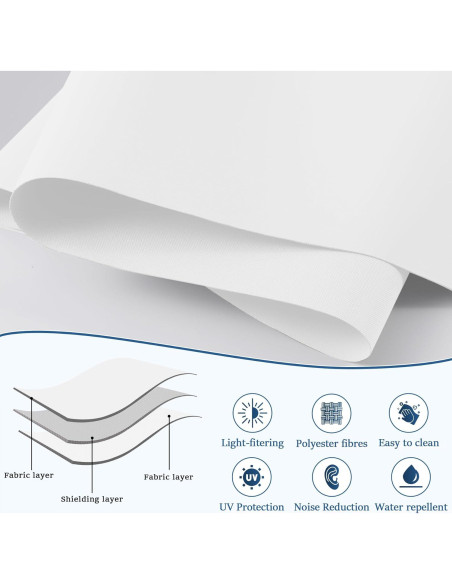 Persiana Motorizada Grandekor Blackout 89x183 cm Control Remoto