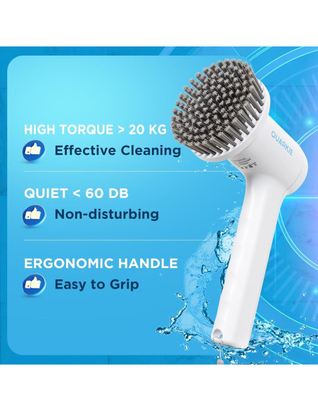 Limpiador Eléctrico de Espinillas QUARKIE con 5 Cabezas y LED